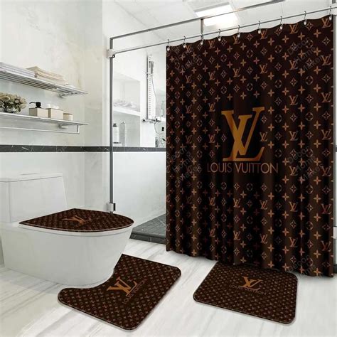 louis vuitton bathroom mats|Amazon.com: Louis Vuitton Bathroom Set.